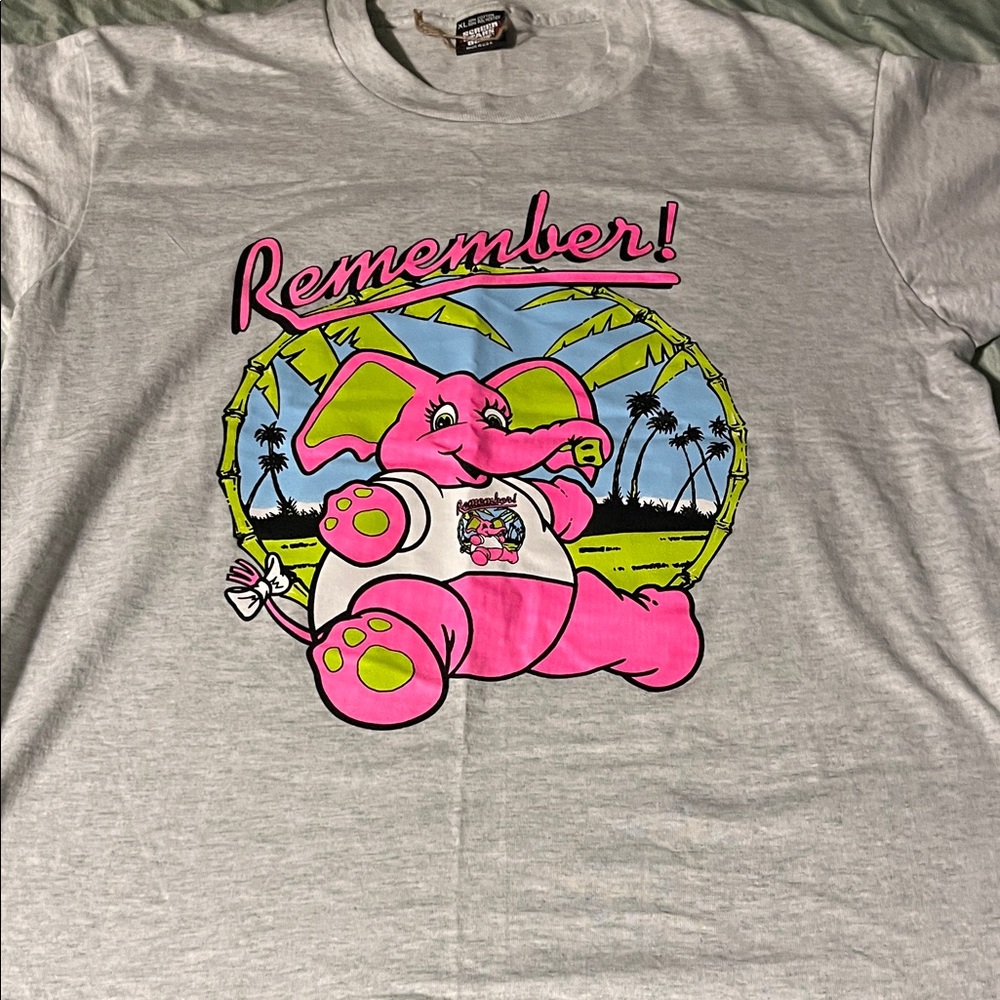 Vintage Alzheimer’s Awareness Remember Elephant